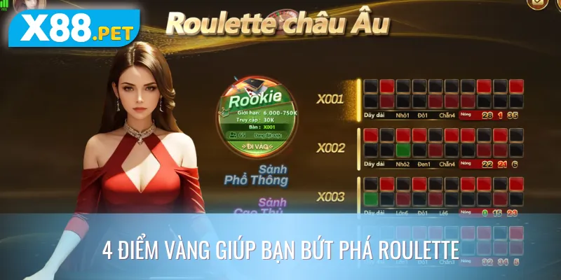 Tại sao bạn cần áp dụng chiến thuật khi chơi Roulette tại X88